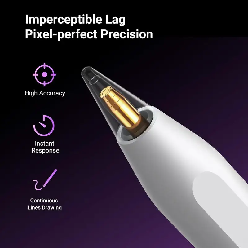 قلم لمسی UGREEN Pencil نسل دوم مخصوص iPad | شارژ مغناطیسی، Palm Rejection